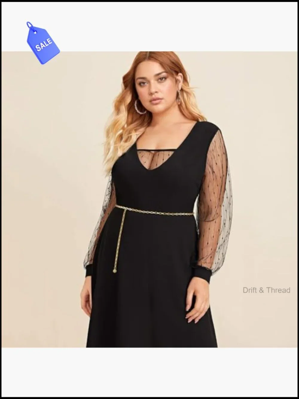Gold Chunky Chain Belt Adjustable Waist Link Belt for Dress Jeans